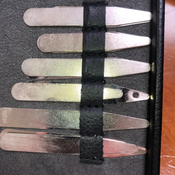 Club Room hankies and collar stays, The hankies are unused, stays gently used - Picture 3 of 7